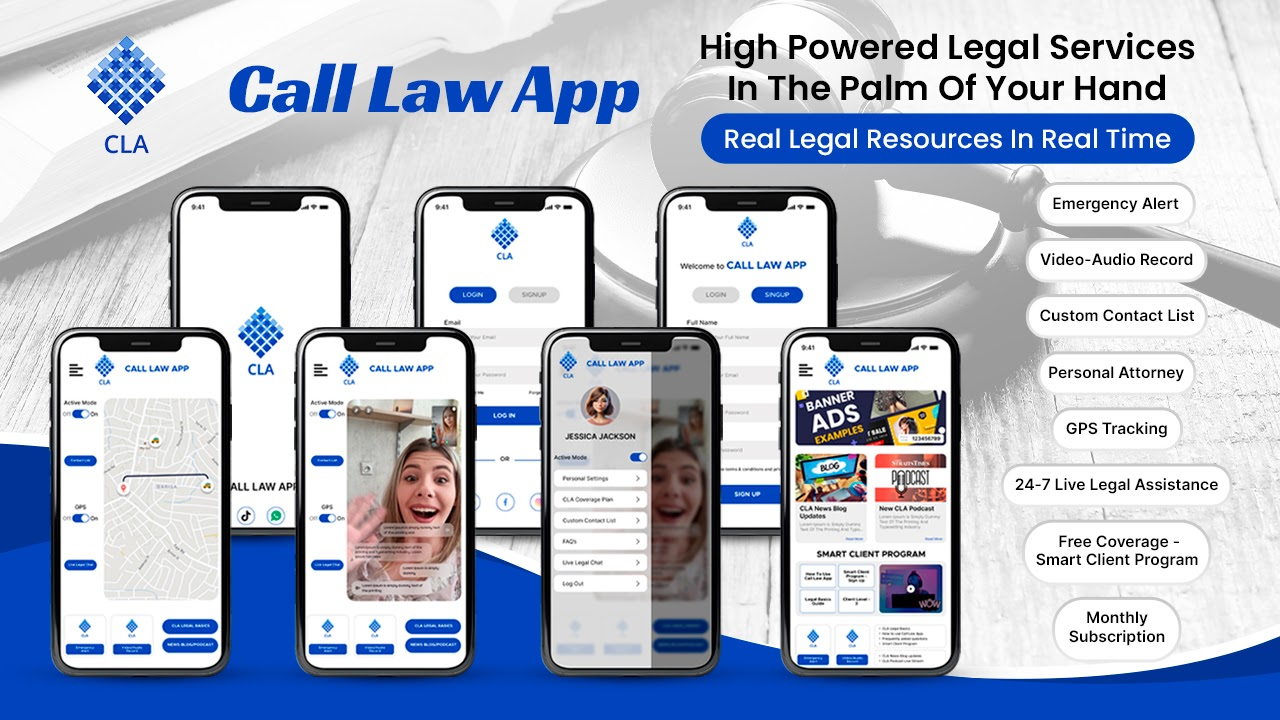 Call Law App Interface Banner